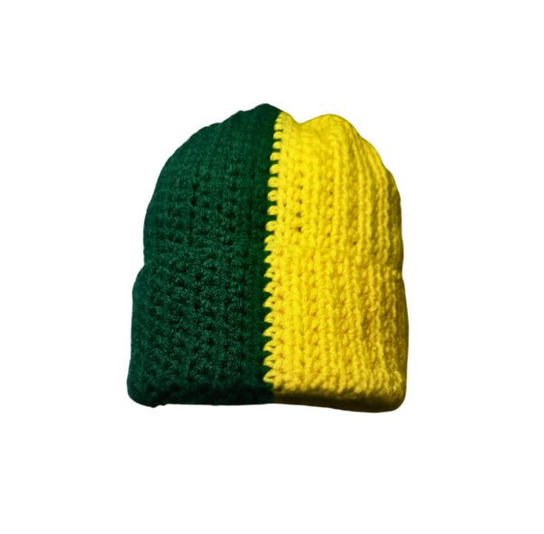 Green and Gold Beanie