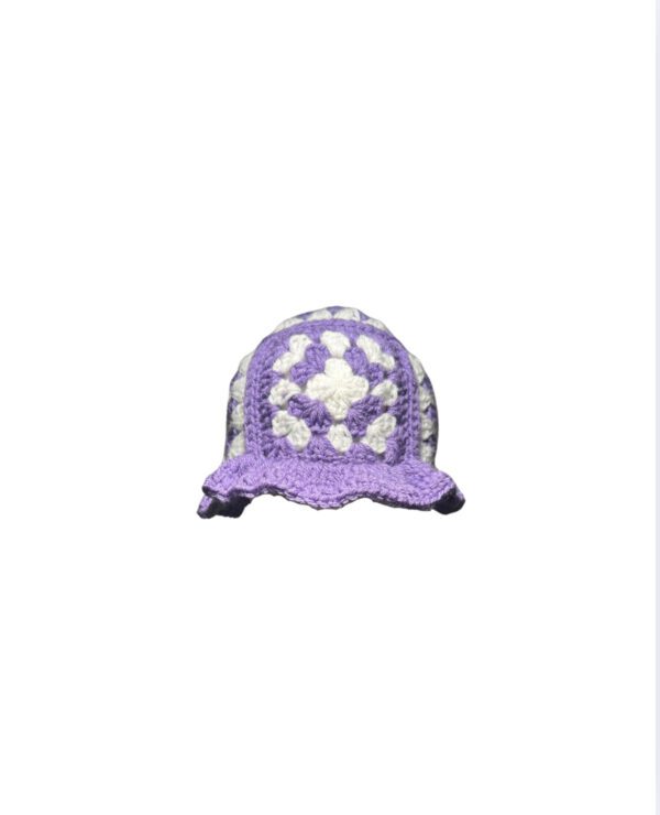 Amethyst Granny Square Bucket