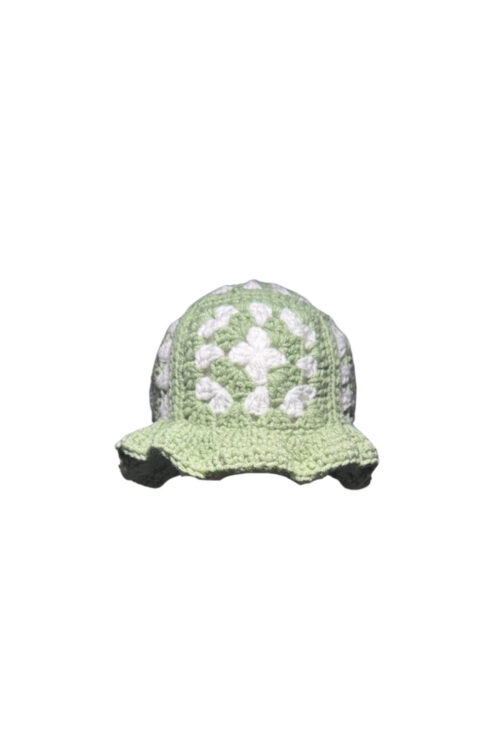 Sage Granny Square Bucket