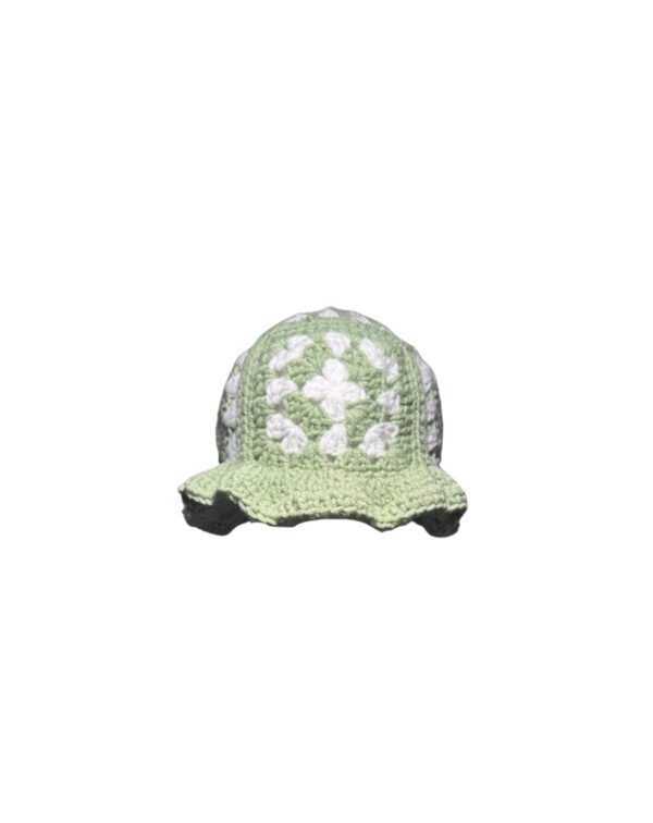Sage Granny Square Bucket