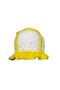Bright Yellow and White Bucket
