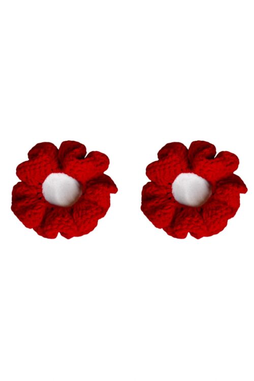 Bright Red Scrunchie