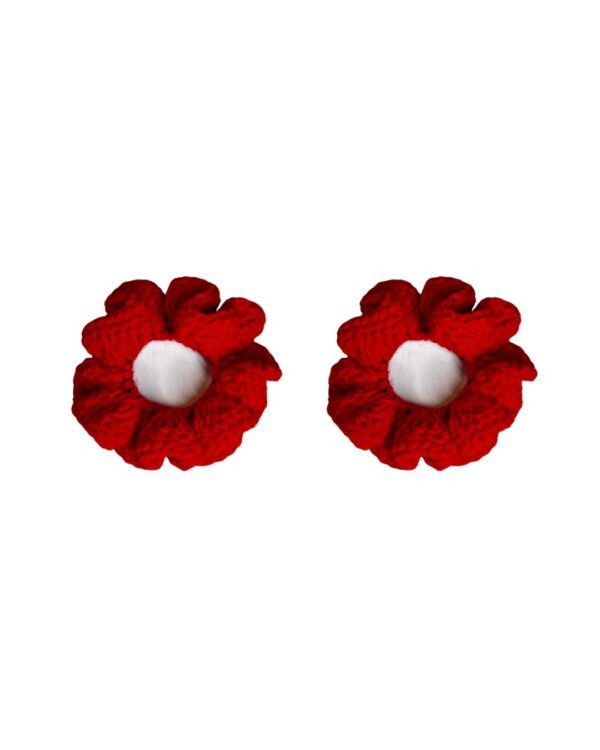 Bright Red Scrunchie