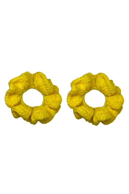 Bright Yellow Scrunchie