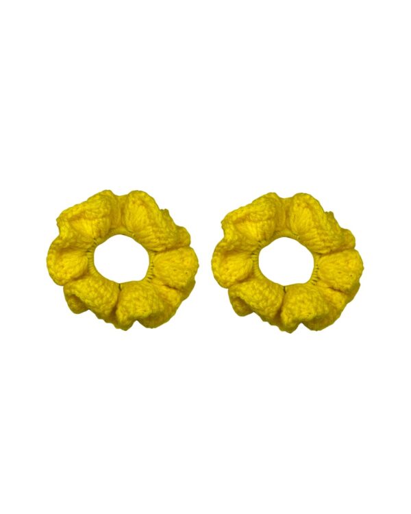 Bright Yellow Scrunchie