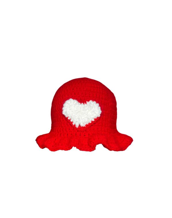 Bright Red Heart Bucket
