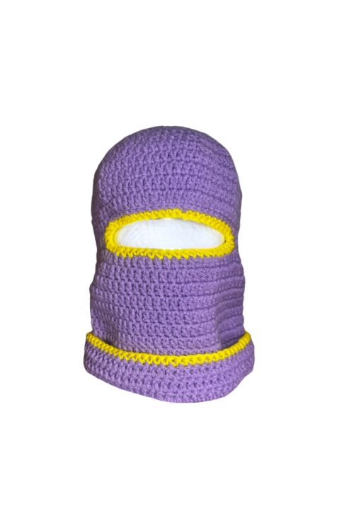 Amethyst & Yellow Ski Mask