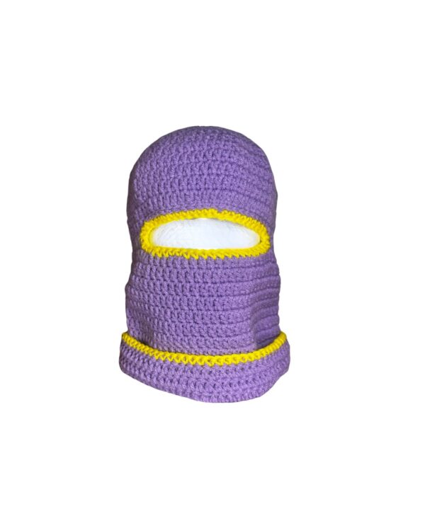 Amethyst & Yellow Ski Mask