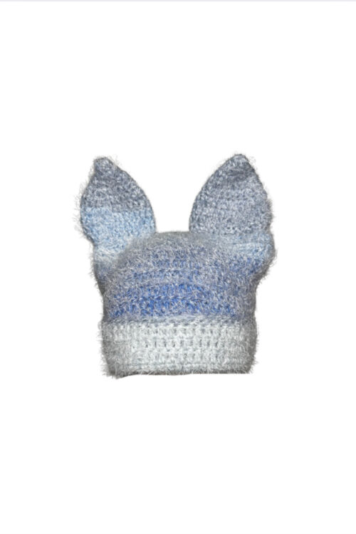 Halo Luxe Fox Hat (Icy Blue)