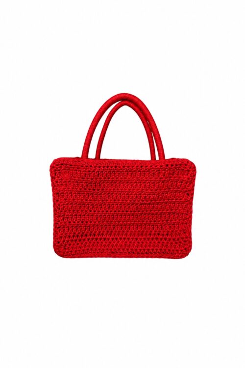 Cherry Red Mini Tote Bag